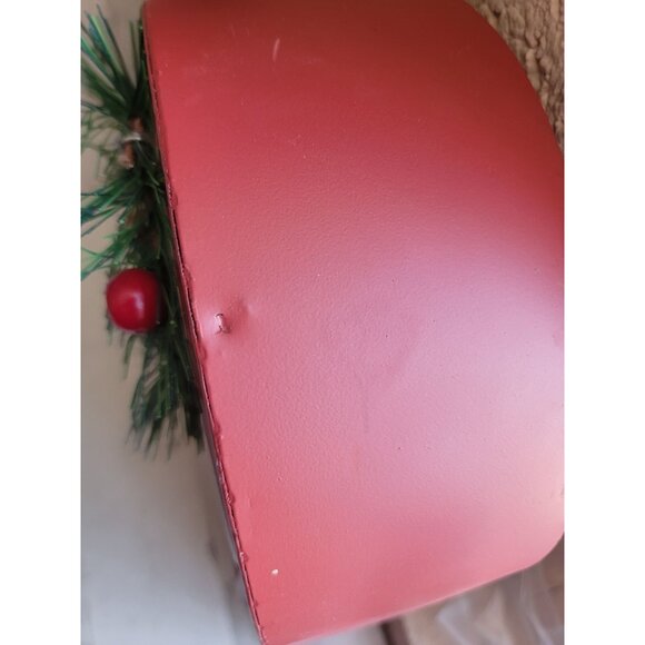 Ashland metal Santa Red Door mailbox Xmas home decor - Picture 13 of 13